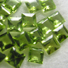 4x4 mm - Arizona Natural - PERIDOT - AAAA High Quality Gorgeous Natural Parrot Green Colour Faceted Princess Cut stone Nice Clean 20 pcs